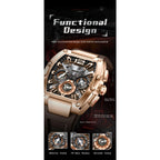 POEDAGAR Fashion Military Men's Watches Luminous Waterproof Date Sports Male Clock Chronograph Silicone Quartz Luxury Wristwatch