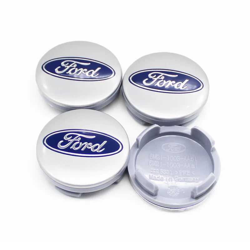 4Pcs 56mm 60mm 54mm Car Wheel Center Hub Cap Rim Cover Stickers For Ford Focus Mondeo Edge Ecosport Ranger Fiesta Fusion Kuga