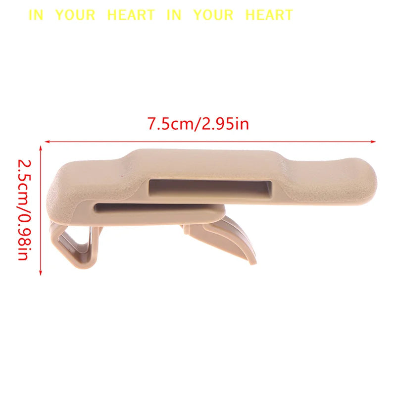 【X】1Pc Rear Seat Belt Fixing Buckle Clip Seat Belt Clip Buckle For 73371-58010 Plastic Belt Holder Car Accessories
