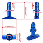 Car Oil Dipstick Pull Handle Engine Oil Pullhandle Aluminum Billet Black Blue Red Brand New Universal Automobile Replacement