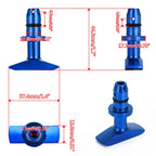 Car Oil Dipstick Pull Handle Engine Oil Pullhandle Aluminum Billet Black Blue Red Brand New Universal Automobile Replacement