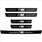 1/4/5Pcs Carbon Fiber Door Sill Anti Scuff Plate Sticker For BMW M2 M3 M4 M5 G06 G07 G14 G15 G16 G42 G80 F20 F21 F82 F83