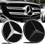 3D 185MM 205MM Front Grille Star Logo Emblem Badge Auto Accessories for Mercedes-Benz Amg C/B/E Class W205 W253 W213 GLC GLE