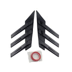 2Pcs Universal Bonnet Air Vents Engine Hood Car Exterior Parts Shutter Sticker Car Body Sticker Car Leaf Board Sticker