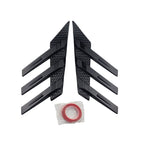 2Pcs Universal Bonnet Air Vents Engine Hood Car Exterior Parts Shutter Sticker Car Body Sticker Car Leaf Board Sticker