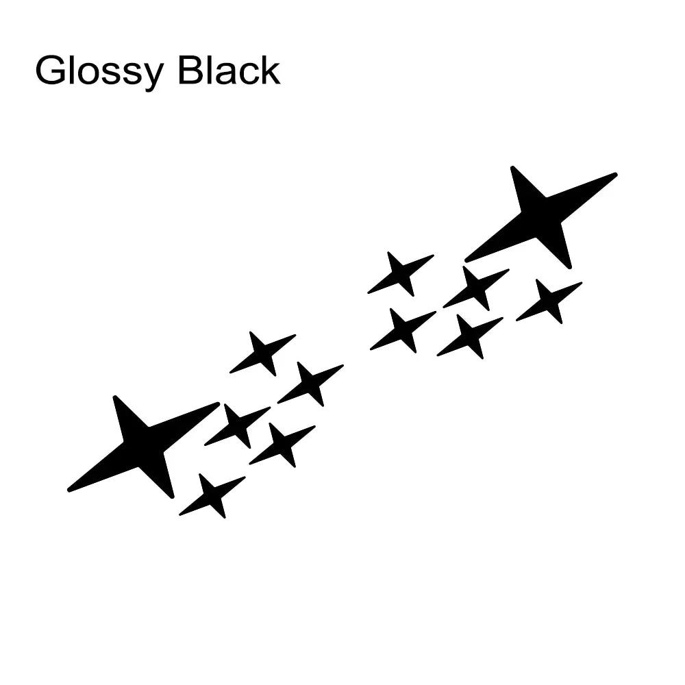 2PCS Car Side Door Creative Stars Stickers Auto Accessories For Subaru Impreza WRX STI GDB GVB VA 2018 2009 2008 2014 2002 2015