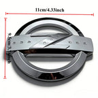 1pcs ABS Z Logo Car Stickers Accessories for 350Z 370Z Fairlady Z33 Car Rear Trunk Badge Front Grille Hood Bonnet Emblem Replace