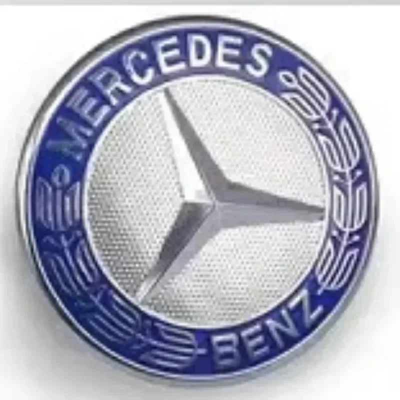 57mm Star Flat Hood Bonnet Logo Emblem Badge stickers For Mercedes Benz W204 W124 W201 W202 W212 W220 W205 automobile Accessorie