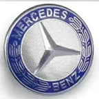 57mm Star Flat Hood Bonnet Logo Emblem Badge stickers For Mercedes Benz W204 W124 W201 W202 W212 W220 W205 automobile Accessorie