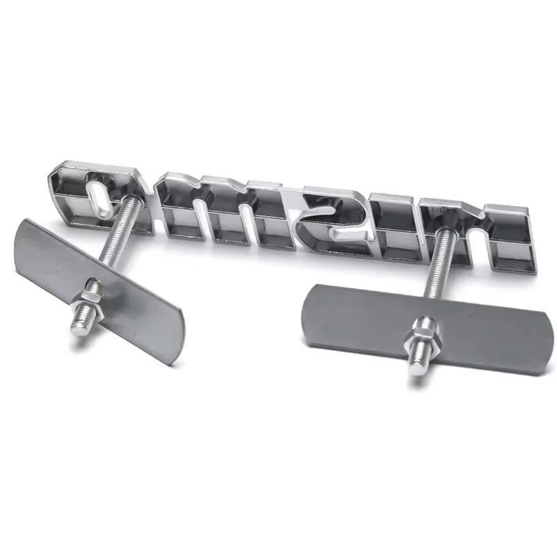 3D Metal Car Front Grille Emblem NISMO  Logo Decal For Nissan X-trail Qashqai Note Juke Sentra Patrol Car Styling Accessories
