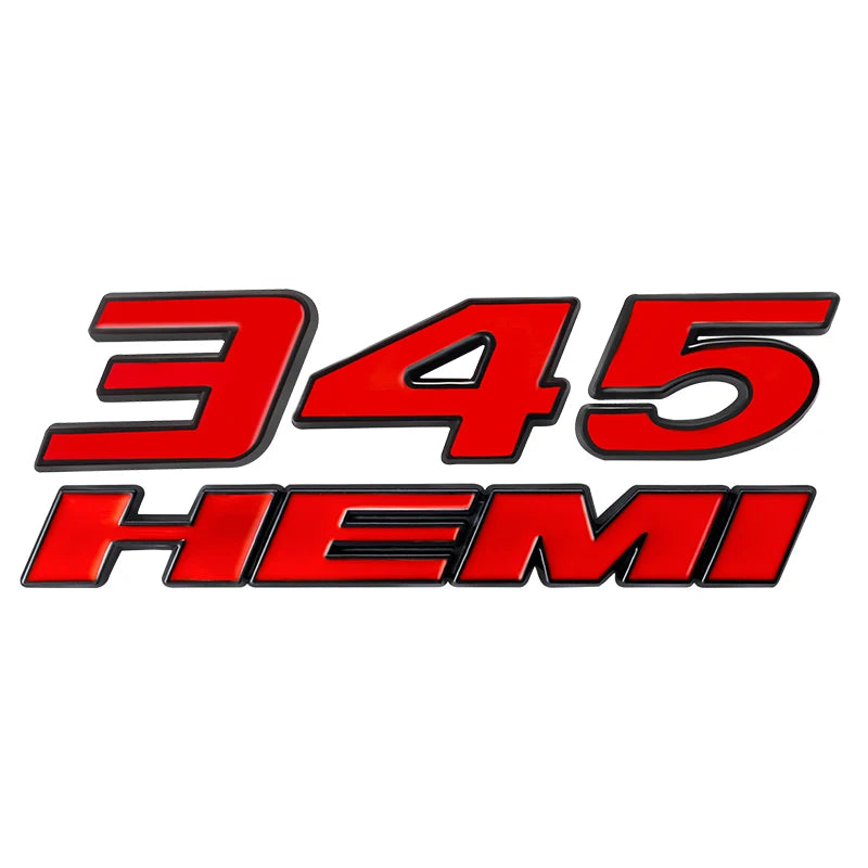 3D Metal Car Stickers 392 345 HEMI Emblem For Journey Charger Ram 1500 Caliber Nitro Caravan Avenger Dart Challenger Dodge