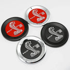 15CM Car Emblem Trunk Round Badge Sticker GT logo For Ford Mustang 5.0 ROUSH SHELBY GT 500 Cobra LAGUNA Tail Box Cobra Shape