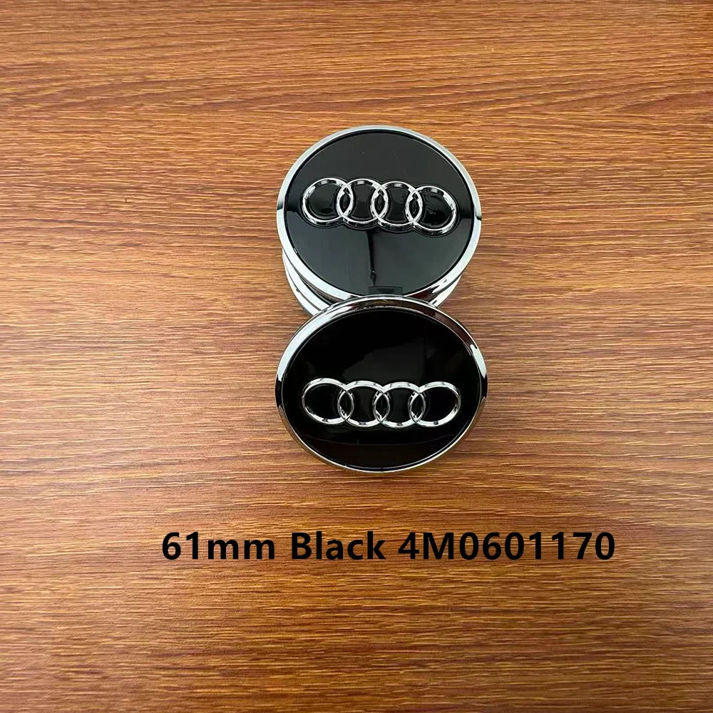 Car Wheel Center Cap Hub Covers 4pcs 60mm 61mm 68mm 69mm 135mm 4B0601170 4F0601165N A3 A4 A5 A6 A7 A8 S4 Q3 Q5 Q7 Accessories