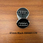 Car Wheel Center Cap Hub Covers 4pcs 60mm 61mm 68mm 69mm 135mm 4B0601170 4F0601165N A3 A4 A5 A6 A7 A8 S4 Q3 Q5 Q7 Accessories