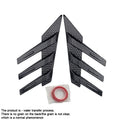 2Pcs Universal Bonnet Air Vents Engine Hood Car Exterior Parts Shutter Sticker Car Body Sticker Car Leaf Board Sticker