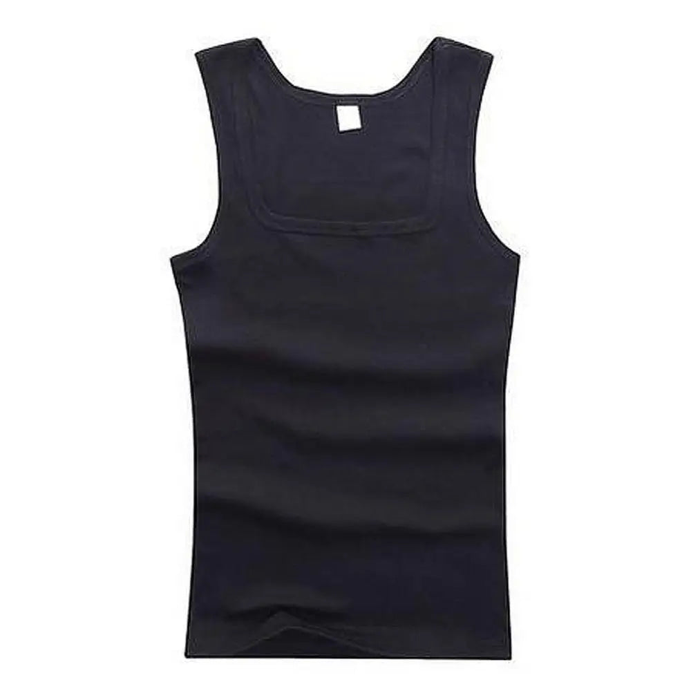 Hot Sale Men's Sleeveless Breathable Fitness Vest Basic Elastic Tank Top Men's Cotton Bodybuilding T-shirt Classic Color Clothes