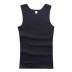 Hot Sale Men's Sleeveless Breathable Fitness Vest Basic Elastic Tank Top Men's Cotton Bodybuilding T-shirt Classic Color Clothes