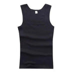 Hot Sale Men's Sleeveless Breathable Fitness Vest Basic Elastic Tank Top Men's Cotton Bodybuilding T-shirt Classic Color Clothes