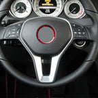 Car Steering Wheel Aluminum Alloy Ring Trim Sticker For Mercedes Benz A C E Class CLA GLA GLC GLE GLK W204 W212 C117
