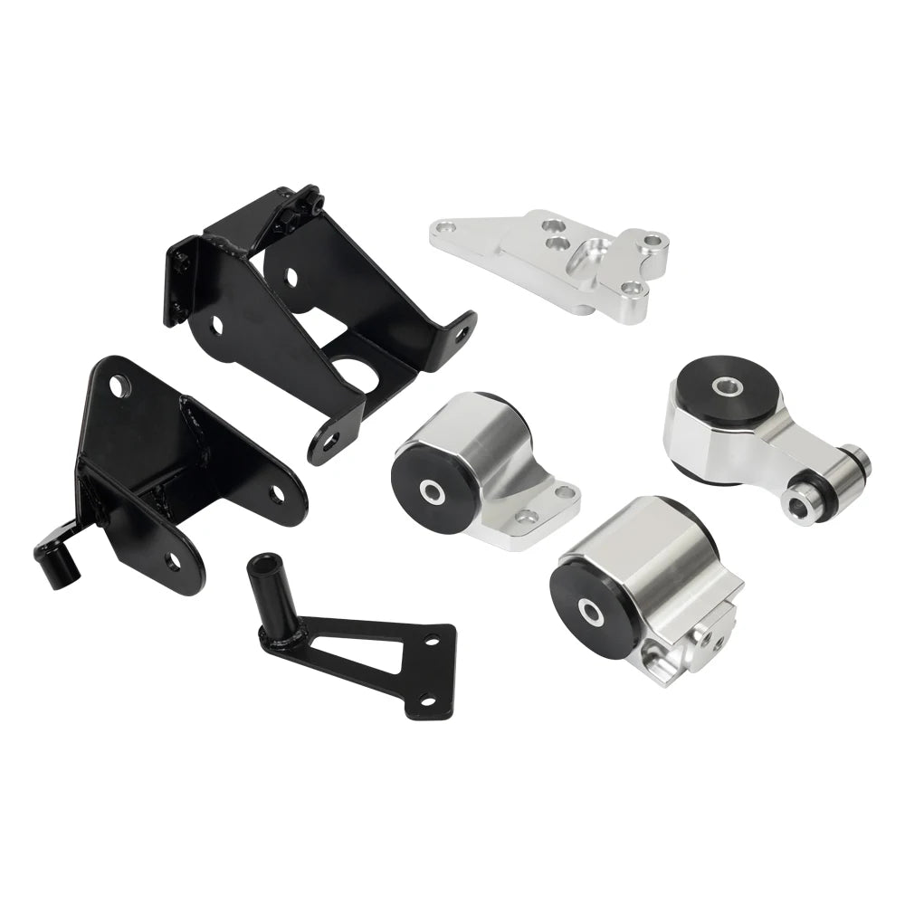 Engine Mounting Bracket Engine Swap Mount Kit Set For 2006-2011 Honda Civic Si K20 K24 FA FG FD