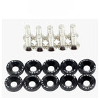 JDM Fender Washers M6 Bolt Set Car Modification Gasket Screw Fender Bumper Engine Aluminum Concave Screws Hex Fastener for Honda
