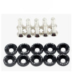 JDM Fender Washers M6 Bolt Set Car Modification Gasket Screw Fender Bumper Engine Aluminum Concave Screws Hex Fastener for Honda