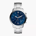 FOSSIL FS5792 Mens Quartz Watch 44mm Blue Sunray Dial Stainless Steel Chronograph Sport Business Wristwatch Relogio Masculino