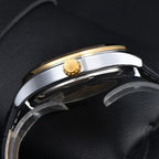 Orient Double Lion Watch Japanese Fully Automatic Mechanical Watch Hollowed Out Business Men's Watch Leather Strap