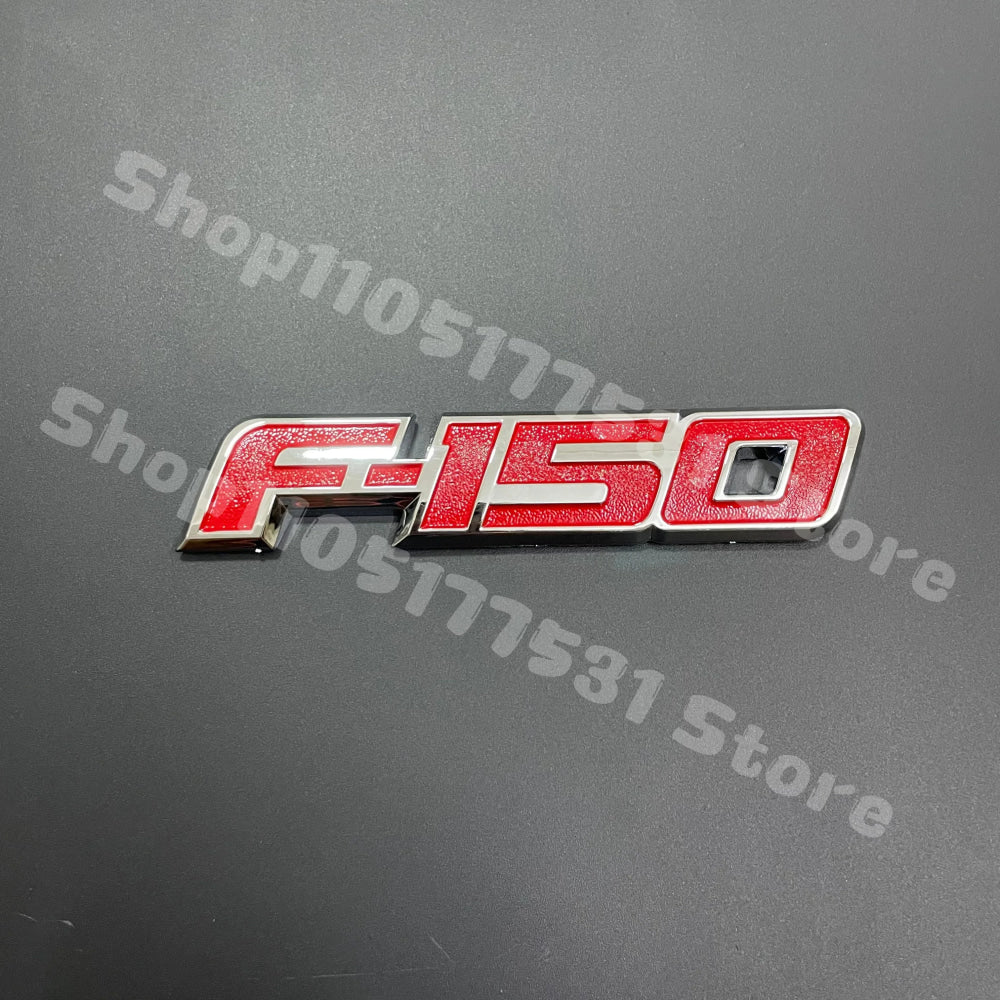 3D F-150 Emblem Badge, 4 Color Options ABS Self Adhesive Sticker For Ford F150 Pickup Truck