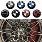 4Pc 56mm 60mm 65mm Car Wheel Center Hub Cap Rim Cover Stickers For BMW E36 E39 E46 E60 E90 E90 F01 F10 F30 G01 G20 G21 G30 G11 M