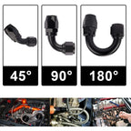 AN4/AN6/AN12 Swivel Hose End Fitting Adapter For Oil/Fuel/Gas Hose Line Oil Cool