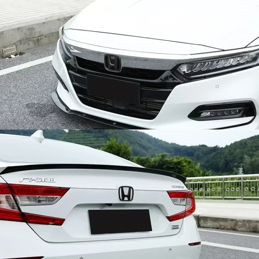 Front Rear Car Logo for Honda Accord Civic Inspire 10th City Crider CR-V Envix Steering Wheel Cover Sticker Decoration 3PCS