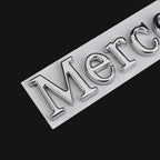 1pcs Car Badge Rear Trunk Body Sticker Emblem Decoration For Mercedes Benz AMG W108 W124 W126 W140 W205 W201