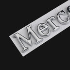 1pcs Car Badge Rear Trunk Body Sticker Emblem Decoration For Mercedes Benz AMG W108 W124 W126 W140 W205 W201