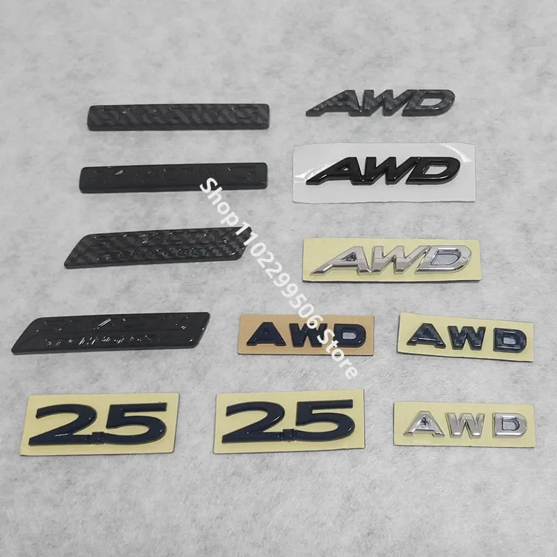 SKYACTIV For Mazda 2 3 5 6 7 CX-5 CX-50 CX-30 CX-60 CX-60 SKYACTIV G AWD 2.5 black Rear Trunk Tail Logo Sticker Emblem Decal