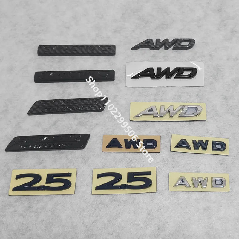 SKYACTIV For Mazda 2 3 5 6 7 CX-5 CX-50 CX-30 CX-60 CX-60 SKYACTIV G AWD 2.5 black Rear Trunk Tail Logo Sticker Emblem Decal