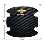 Car Door Sticker Carbon Fiber Scratches Resistant Cover For Chevrolet Silverado Impala Malibu Equinox Cruze Camaro Spark Aveo