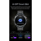 2026 New ECG AI Health Smartwatch for Men 1.53"AMOLED BP/Heart Rate Monitor BT Call IP68 Waterproof Smart Watch for Android IOS