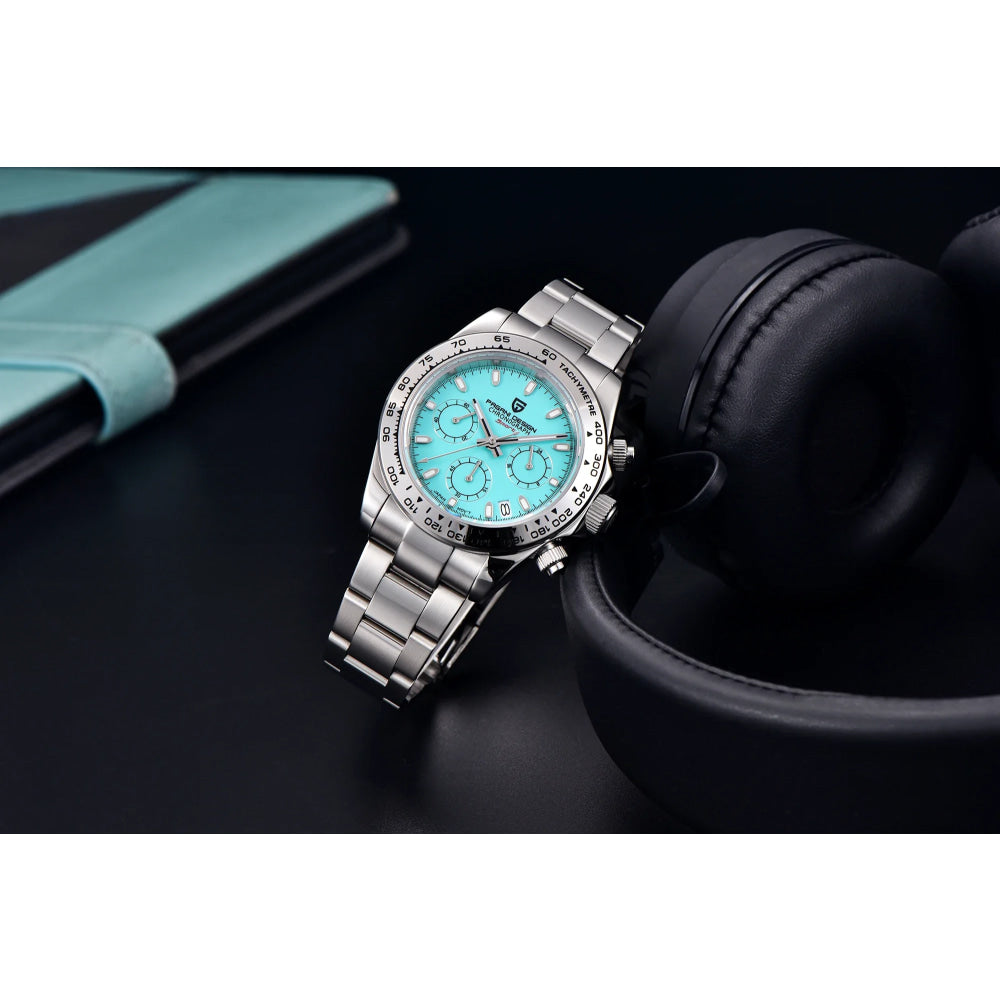 2026 Pagani Design PD1727 Night Light Men's Watch Sapphire Glass Stainless Steel Waterproof Relief  relogio masculino watches
