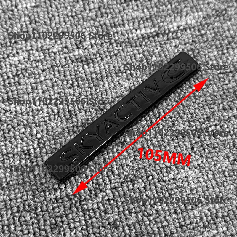 glossy black ABS Car Front Grille Eemblem Rear Trunk Badge Replace stickers  SKYACTIV  GX For 2019-2025 Mazda 3 Logo Accessories