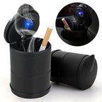 Cenicero LED portátil para coche, Cenicero Universal para coche, soportes para cenizas de cigarrillos, decoración Interior de coche, accesorios para Interior de 7x7x11cm
