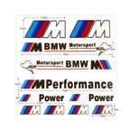 Car Decoration Strip Trunk Sticker Decals Decal For Bmw M Power Performance E93 F10 F20 F30 F40 F25 F26 F31 M3 M5 X1 X3 X5 X6 X7