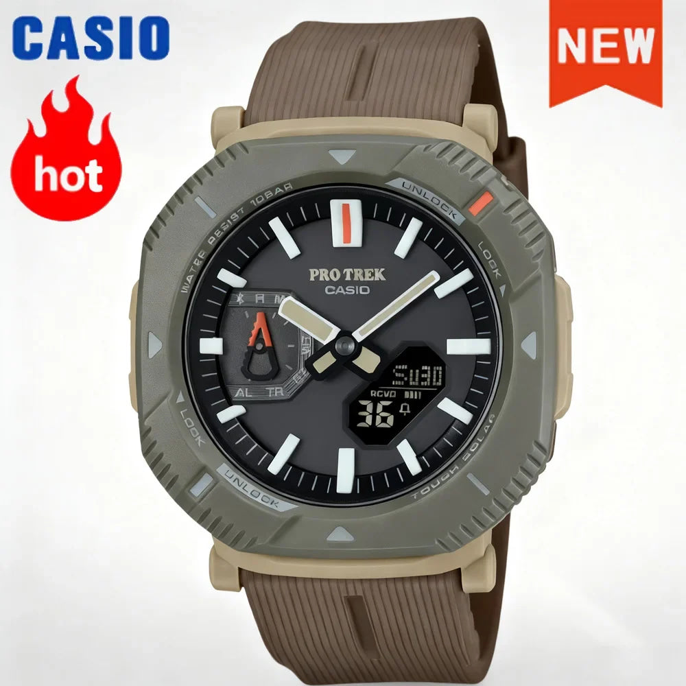 2026 vip Casio GA-2100 men's watch series G-SHOCK small steel cannon series genuine black gold waterproof sports couple watch