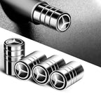 Car Tire Valve caps Emblem metal sticker For Mercedes Benz W203 W204 W168 GLC GLE CLA accessories Interior Mouldings YZQMM-BENC