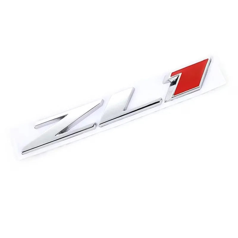 3D Metal Car Stickers ZL1 Emblem Fender Trunk Badge For Chevrolet Camaro ZL1 Cruze Z71 Aveo Captiva Car StylingAccessorie