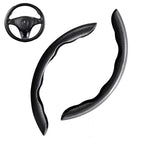 2/3PCS Carbon Fiber Universal Car Steering Wheel Booster Cover Non-Slip Auto Interior Decoration Accessories for Auto Deco