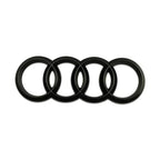 Alloy Car Steering Wheel Logo Emblem Cover for Audi A3 A4 A7 A6 A1 Q5 Q3 Q7 A5 A4L A6L A8L Auto Interior Center Sticker Badge