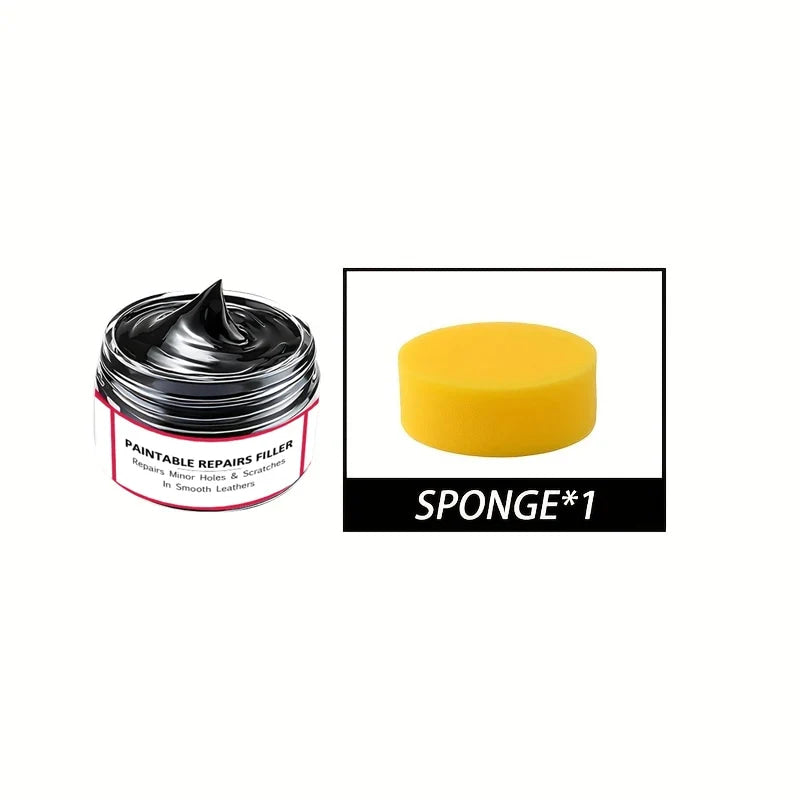 Car Interior Gloss Restoration Wax - Plastic Parts Refurbishment, Repair of Yellowed Black Car Body - Effectively Removes Scratches and Restores the Black Shine of Tires and Plastics