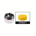 Car Interior Gloss Restoration Wax - Plastic Parts Refurbishment, Repair of Yellowed Black Car Body - Effectively Removes Scratches and Restores the Black Shine of Tires and Plastics