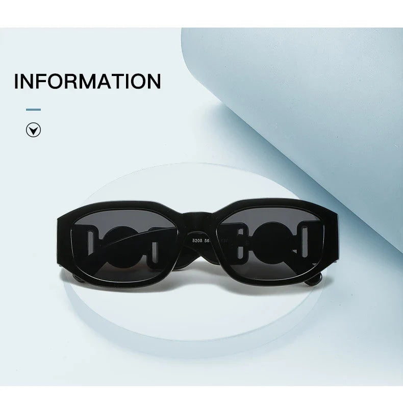 Vintage Square Luxury Small Frame Sunglasses Men Women Rectangle Brand Design Fashion Square Sun Glasses Shades Vintage Glasses